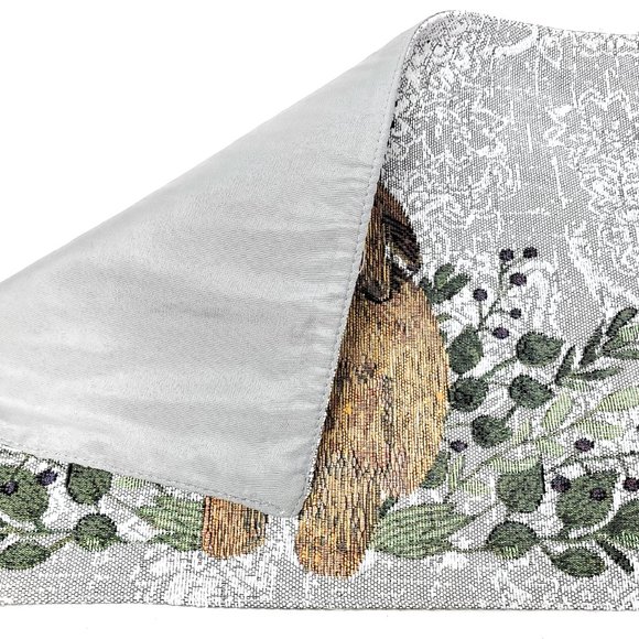 Easter Bunny Rabbit Fabric Placemats Gray (Set of 4) - Picture 3 of 4